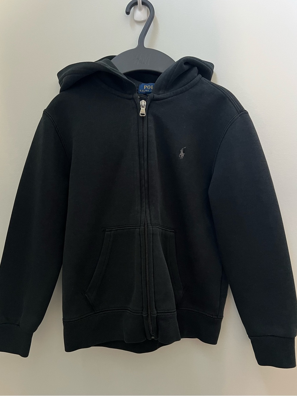 Polo by Ralph Lauren Kids Black Full-Zip Hooded Sweatshirt